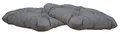 Home Feeling Sitzauflage 2er Set Sitzkissen Auflage, ca. 50 x 50 x 8 cm