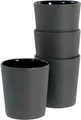 CreaTable Becher Futuro, 4-tlg., Steinzeug, Kaffeebecher, 4-teilig, 500 ml