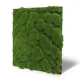 JANGAL Modular Wall Design Moos Paneel (52 x 52 cm), Modulares Wandpaneel, mit recyceltem PET-Filz, zum Kleben oder Schrauben, Wandverkleidung, Wand Deko, Mooswand (Forest Green Big Bulk)