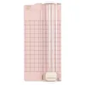 Vaessen Creative | Mini Papierschneider | Kleine Papierschneidemaschine | Schneidet Bis A5-Größe | Guillotine, Scrapbook, Papierschneider, Scrapbooking | 65 x 153 mm | Rosa