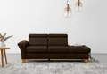 Recamiere HOME AFFAIRE "Lindgren", braun (mocca), B:206cm H:84cm T:93cm