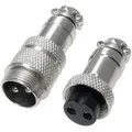 Pollin 453560 Rundsteckverbinder Stecker, Buchse Gesamtpolzahl: 2 1 Installationskabel