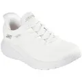 Skechers BOBS SQUAD CHAOS-CURRENT MUSE Slip-On Sneaker, Slipper, Freizeitschuh in veganer Verarbeitung weiß 35 EU