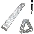 TRUTZHOLM 1x Auffahrrampe 2-Fach Klappbar 198cm Traglast 340kg