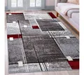 OTTO home Teppich Deblin, rechteckig, Höhe: 9 mm, weicher Flor, Kurzflor, Karo-Design, modern, geometrisches Muster