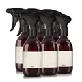 Oputec 6 x 300ml Sprühflaschen aus Kunststoff braun, Pflanzen, Blumen, Reinigung