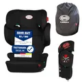 HEYNER® KIDS Kindersitz i-Size faltbar | mit und ohne Isofix nutzbar | Autokindersitz für 3,5-12 Jahre (100-150 cm)