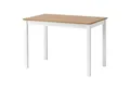 hagge home Schreibtisch hagge home Vesa, Bürotisch Tisch Küchentisch Kiefernholz Weiß-Braun 110 x 60 x 75cm