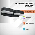 Außenleuchte Ledvance Endura Style Mini Spot II 13,5Watt LED Anthrazit Wandlampe