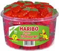 Haribo Riesen Erdbeeren Fruchtgummi Dose 150 Stck. 1,35 kg (11,10 EUR/KG)