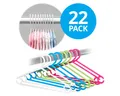 LaLoona Kleiderbügel Bunt, Babykleiderbügel 22 Stück Kinderkleiderbügel für Babys & Kinder