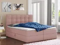 Sofnet Boxbett Best (mit zwei Bettkästen, Bonell-Matratze und Topper), Doppelbett, Polsterbett mit Kopfteil, Boxspringbett