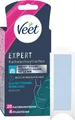 Veet Kaltwachsstreifen EXPERT, 20 St., für Gesicht, - zur Haarentfernung für alle Hauttypen inkl. sensibler Haut