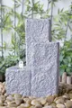 Heissner Gartenbrunnen Neptun 59 x 43 x 15/25/40 cm, grau