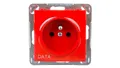 Ospel GP-1YZD/m/00 Schutzkontakt-Steckdose, IP20, 16 A, 71 mm, Weiß