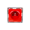 IMPRESSION Einzelsteckdose z/u DATUM rot GP-1YZD/m/00