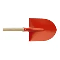 Löffert Stiele Frankfurter Schaufel rot Gr. 5 mit Stiel Import