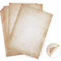 Briefpapier A4 100 Blatt Vintage alt beidseitig 120g Papier bruin