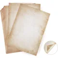 Briefpapier, 100 Blatt, Vintage Design, DIN A4, 120g, beidseitig bedruckt