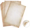 Altes Papier Vintage Briefpapier 100 Blatt DIN A4 Beidseitig