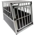 SPOCADO Hunde-Transportbox "Villa" schwarz/grau, wasser- und witterungsbeständig grau|schwarz 91 x 69 x 65 cm
