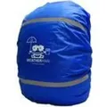 WEATHERMAN Regenschutz für Rucksack und Schulranzen - mit Reflektoren, wasserdichte Regenhülle in Signalfarbe - Blau