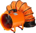 VEVOR Bauventilator 367-W-AC-Motor Baugebläse 2800 U/min Baulüfter Gebläse 2574 CFM (4373 m3/h) Axiallüfter mit 10 m Schlauch Axialgebläse 79 dB Geräuschpegel Industrielüfter