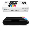 4x Toner f�r Kyocera FS-C 2026 2126 2526 2626 5250 MFP DN plus TK-590 CMYK