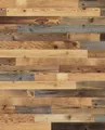 wodewa GmbH 3D Wandpaneel Vollholz - Serie 1000 -, BxL: 10x100 cm, 0,1 qm, (Set, 10-tlg., 1 qm) 3D-Optik, Selbstklebend