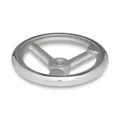 Ganter Normelemente | Handrad Aluminium | DIN 950-AL-80-B12-A | Durchmesser d1: 80mm; Bohrung d2: 12mm