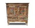 Oriental Galerie Mehrzweckschrank Schrank 85 x 80 cm Lotus Color (1-St)