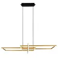 Trio LED-Pendelleuchte Salinas Alu, Eisen, Stahl & Metall Gold