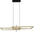 Trio Leuchten LED Pendelleuchte Salinas schwarz matt, Switch-Dimmer
