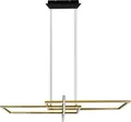 Trio Leuchten LED Pendelleuchte Salinas schwarz matt, Switch-Dimmer