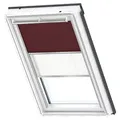 VELUX Verdunkelung Plus DFD Manuell Uni Dunkelbraun/Weiß 4559, FK08, GGU,Manuell,VELUX,weiße Schiene