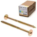 STRÜBER Holzbauschraube Tellerkopfschrauben mit Torx-Antrieb 6,0x70mm/100Stück