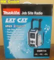 Makita DMR 114 Akku Baustellenradio, Bluetooth Radio 12-18V + 230V, AUX, USB