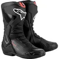 Alpinestars SMX-6 V3, Stiefel - Schwarz/Neon-Rot - 44 EU