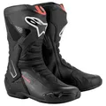 Alpinestars SMX-6 V3 Fluo Motorrad Stiefel, schwarz/rot, 44