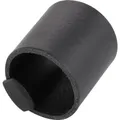 Furnipart Möbelknopf Drum LA 32, Breite 40 mm, Leder/ZN schwarz/schwarz matt