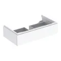 Geberit Waschtischunterschrank Xeno2 88x22x46,2cm, hochgl./we, mit Schublade