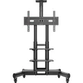 Onkron TV mobilný stojan pre 40-70", police, výškovo nastaviteľný, čierny (45.50 kg, 40" - 70") (TS1552-B)