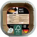 FRITZTOWN Backpapier Air fryer Backpapier, Backpapier für die Heißluftfritteuse, Air fryer Heißluftfritteuse Backpapier Einwegschalen 16 cm x 16 cm