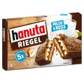 (18,08€/1kg) Ferrero Hanuta Riegel, Schokolade, Waffel, 5er Packung