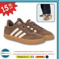 Adidas VL Court 3.0 Sportschuhe Veloursleder Brown Größe Eu 40 JP7536