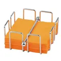 APS Serviettenhalter 50 Cocktail Servietten Halter Serviettenspender 14 x 14cm S
