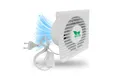 TronicXL Radialventilator 100mm Abluft / Zuluft Grow Lüfter Ventilator für Homebox Growbox Zelt, Zubehör für Grower Anbau Anzucht Feuchtraum