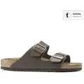 Birkenstock für Herren. 51701 Sandalen Arizona Birko-Flor (Reguläre Passform) braun (43), Wohnung, Keine, Lässig