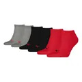 PUMA Sneaker (3 Stück) Unisex, schwarz/rot, 43-46