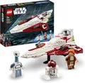 LEGO Star Wars Obi-Wan Kenobis Jedi Starfighter, Spielzeug zum Bauen mit Taun